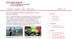 Desktop Screenshot of pro-velo-bienne.ch